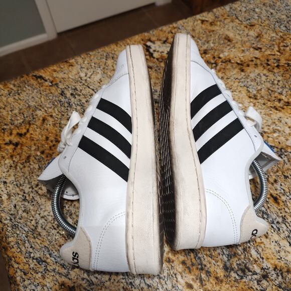 Adidas Grand Court Tennis Shoes / White Black Sneakers GY3620 Men\'s Sz 8 main image 9